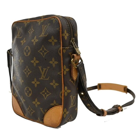 LOUIS VUITTON Danube Shoulder Bag Monogram Leather Brown France M45266 31KB528 - Picture 4 of 15